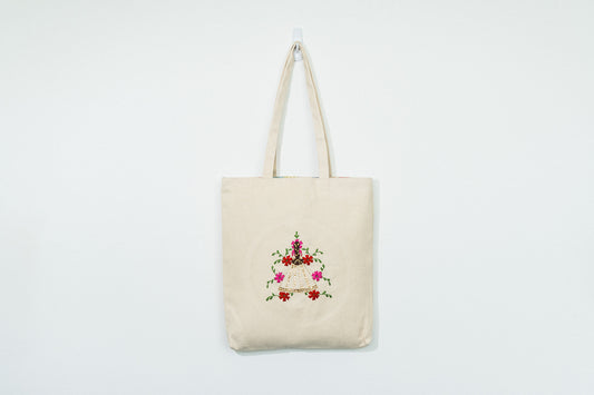 Flower Girl Tote Bag